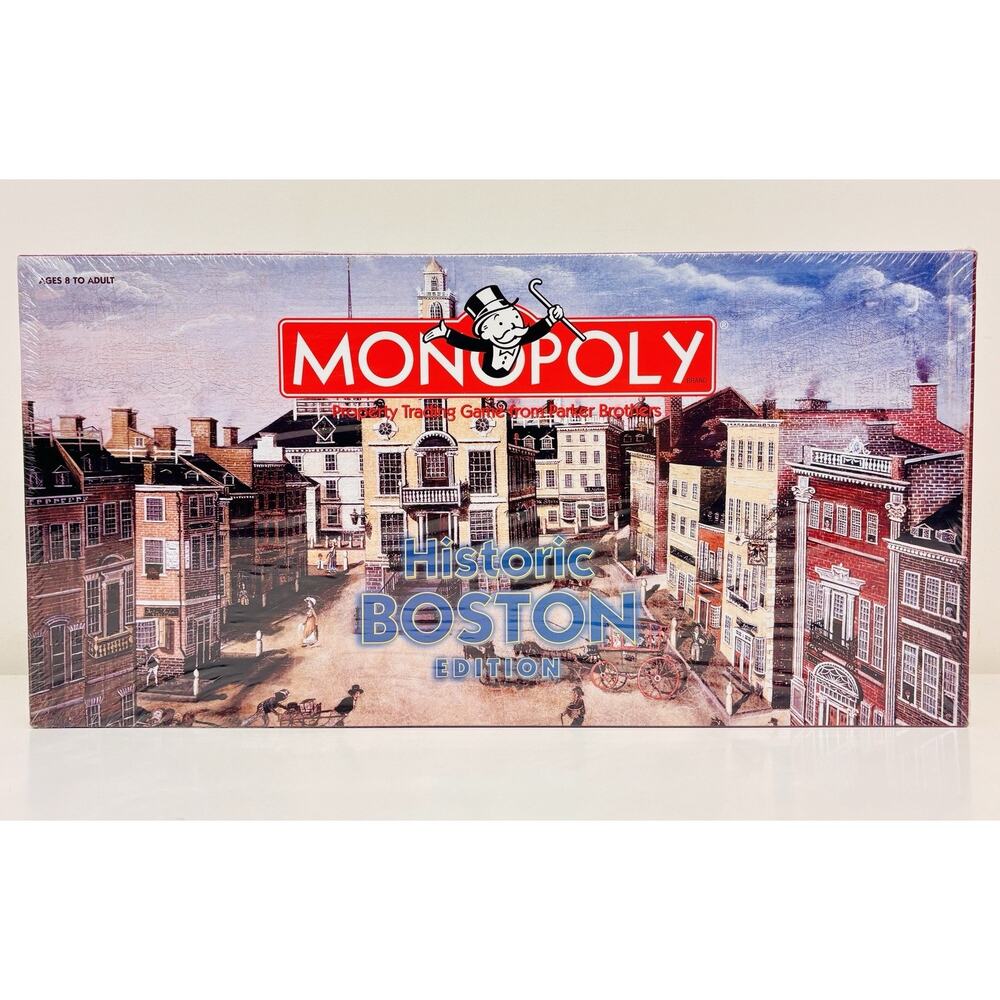 Monopoly Historic Boston Edition 1998 New Sealed